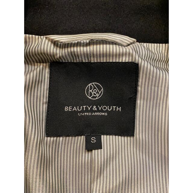 BEAUTY&YOUTH UNITED ARROWS(ビューティアンドユースユナイテッドアローズ)のBEAUT&YOUTH メルトンPコート　ピーコート メンズのジャケット/アウター(ピーコート)の商品写真