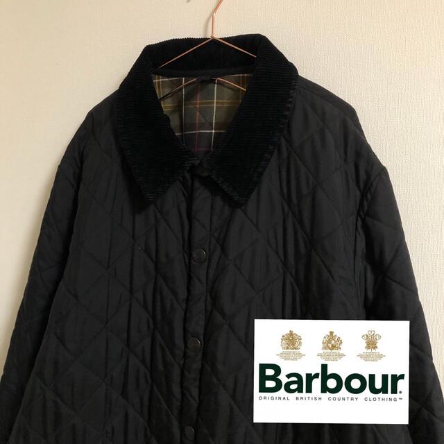英国製 barbour キルティングジャケット エスクデール 黒 ESKDALE