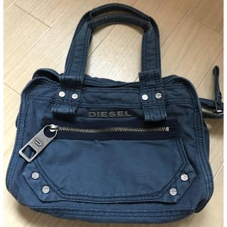 ディーゼル(DIESEL)のディーゼル❤️バッグ 紺(ハンドバッグ)