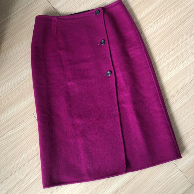 IENA(イエナ)のIENA Wフェイスリバーシブル ミッドカーフスカート ピンク 40 レディースのスカート(ロングスカート)の商品写真