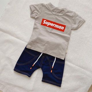 【新品】supermanセットアップ (Ｔシャツ)