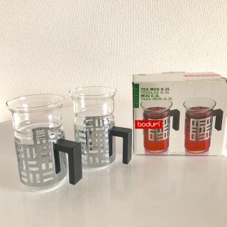 ボダム(bodum)の新品未使用　bodum ボダム コーヒーマグ　ペアマグ(グラス/カップ)