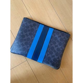 コーチ(COACH)のCOACH コーチ　クラッチバッグ　シグネチャー　メンズ(セカンドバッグ/クラッチバッグ)