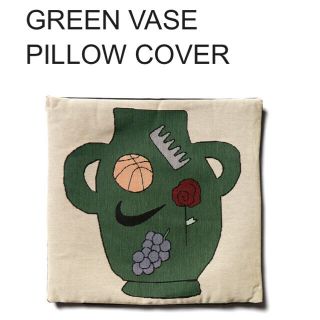 Ron Herman - bfgf GREEN VASE PILLOW COVER クッションカバーのみの ...