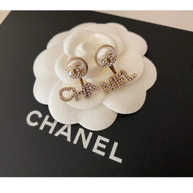CHANEL - 21春夏 シャネル ピアス ココマーク 2WAY ゴールドの通販