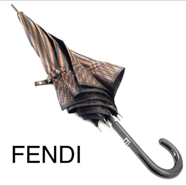 美品 FENDI (フェンディ) 傘 雨傘 ズッカ柄 独創的 7130円