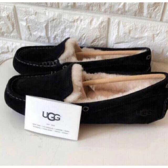 UGG - 新作 ウォータープルーフ UGG アンスレー モカシン ブラック US8