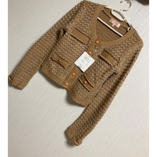 ミニマム(MINIMUM)の未使用♡9345円♡可愛いニットジャケット(ニット/セーター)