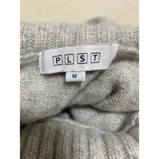 PLST(プラステ)のPLST プラステ　タートルネック　ニット　羊毛セーター　グレー レディースのトップス(ニット/セーター)の商品写真