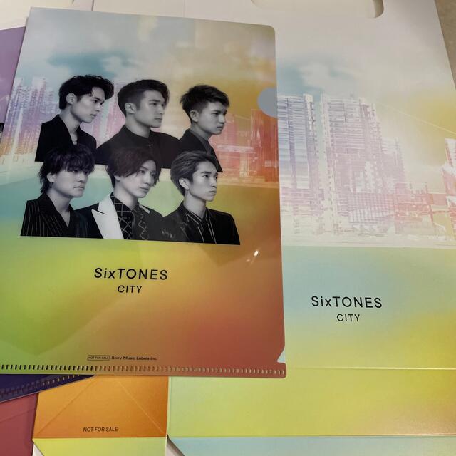 Johnny's(ジャニーズ)のSixTONES「CITY」特典クリアファイル&ボックス エンタメ/ホビーのタレントグッズ(アイドルグッズ)の商品写真