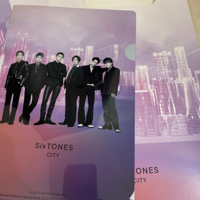 Johnny's(ジャニーズ)のSixTONES「CITY」特典クリアファイル&ボックス エンタメ/ホビーのタレントグッズ(アイドルグッズ)の商品写真