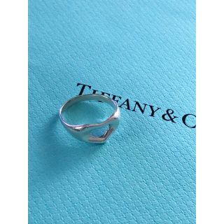 ティファニー(Tiffany & Co.)のTiffany ティファニー シルバー オープンハート リング 指輪(リング(指輪))