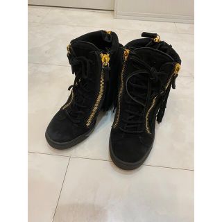 ジュゼッペザノッティ(GIUZEPPE ZANOTTI)のジュゼッペザノッティ　フリンジ　ブーツ　３７(ブーツ)