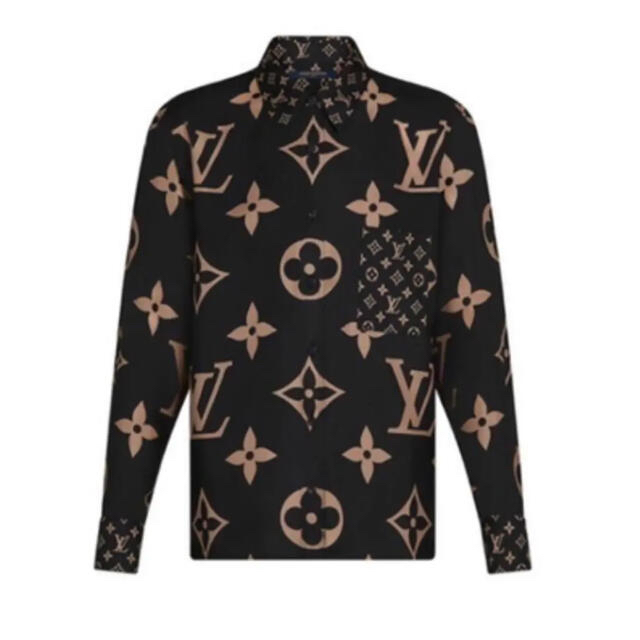 LOUIS VUITTON(ルイヴィトン)のLOUIS VUITTON シャツ ミックスモノグラムマスキュリンシャツ 激レア レディースのトップス(シャツ/ブラウス(長袖/七分))の商品写真