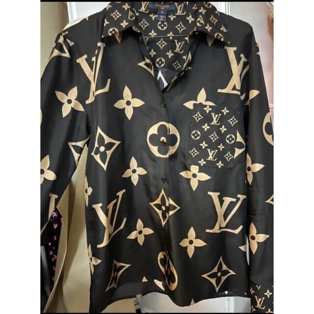 LOUIS VUITTON(ルイヴィトン)のLOUIS VUITTON シャツ ミックスモノグラムマスキュリンシャツ 激レア レディースのトップス(シャツ/ブラウス(長袖/七分))の商品写真