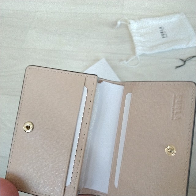 FURLA カードケース 名刺入れ シンプル ブルー 新品未使用 かわいい