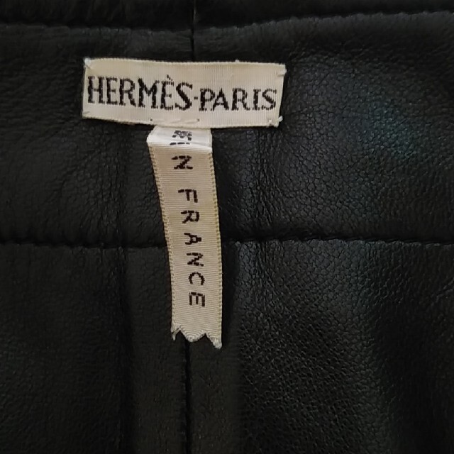 Hermes(エルメス)のHERMES　レザースカート レディースのスカート(ひざ丈スカート)の商品写真
