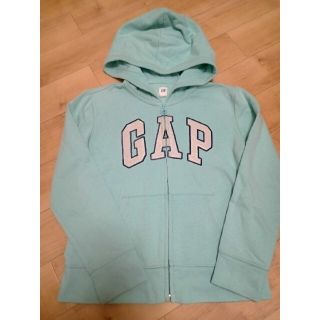 ギャップキッズ(GAP Kids)のGap ギャップキッズ　パーカー　GapKids ライトブルー　ジップアップ(ジャケット/上着)