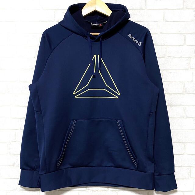 Reebok リーボック PLAYDRY 速乾 ビッグロゴ フーディ パーカー