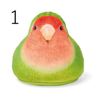 フェリシモ(FELISSIMO)のもっちりインコオウムクッション　コザクラインコ　クッション(クッション)