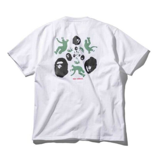 A BATHING APE(アベイシングエイプ)のユニオン ベイプ Tシャツ ホワイト 30th メンズのトップス(Tシャツ/カットソー(半袖/袖なし))の商品写真