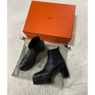 エルメス(Hermes)のHERMES エルメス サイドゴア ブーツ 美品(ブーツ)