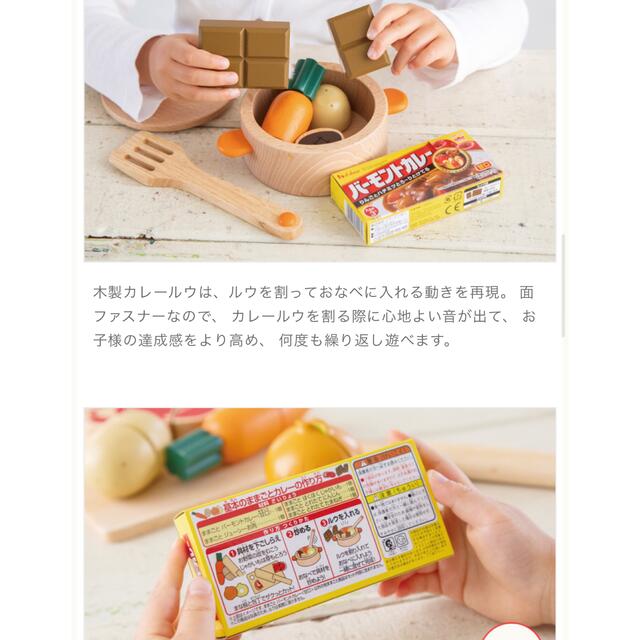 木のおままごと　ハウスバーモントカレー キッズ/ベビー/マタニティのおもちゃ(その他)の商品写真