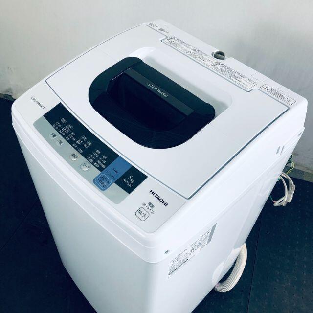 30日迄☆美品 中古★日立 5kg 洗濯機P694