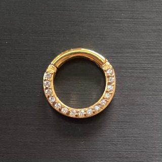 セグメントリング　14G/8mm （右耳用）（ヘリックス）(ピアス)