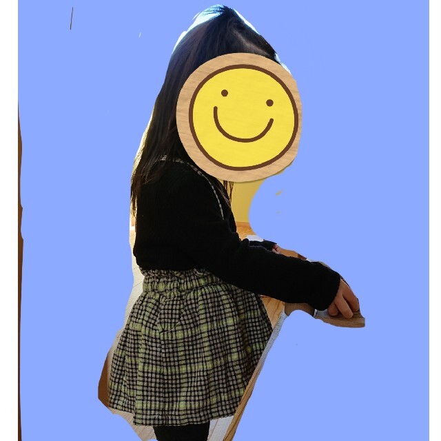 ZARA KIDS(ザラキッズ)の美品❣️ZARAKIDS 86cmチェック柄つりスカート⸜❤︎⸝‍ キッズ/ベビー/マタニティのキッズ服女の子用(90cm~)(スカート)の商品写真