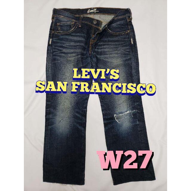 Levi's(リーバイス)のリーバイスサンフランシスコ/Ladies/ローライズダメージジーンズ/W27 レディースのパンツ(デニム/ジーンズ)の商品写真