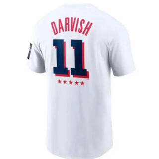 ナイキ(NIKE)のダルビッシュ 完売品 2021年MLB オールスター ユニフォーム　Tシャツ(Tシャツ/カットソー(半袖/袖なし))