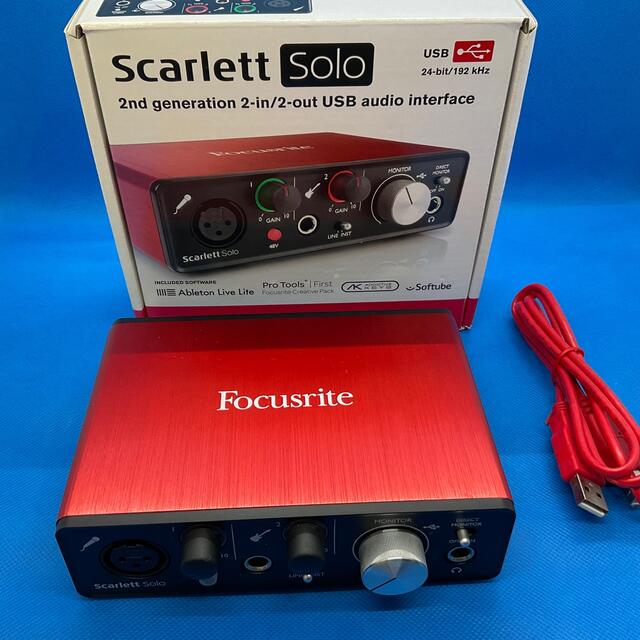 FOCOSRITE scarlett SOLO G2オーディオインターフェイス