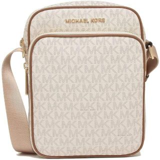 マイケルコース(Michael Kors)のMICHAEL KORS ショルダーバッグ シグネチャー ミニ 白(ショルダーバッグ)