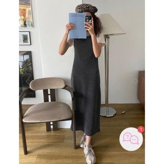 ディーホリック(dholic)の値下げ Back Open I Line Dress(ロングワンピース/マキシワンピース)