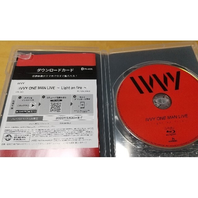 【IVVY ONE MAN LIVE～Light on fire】￥5093 エンタメ/ホビーのDVD/ブルーレイ(ミュージック)の商品写真