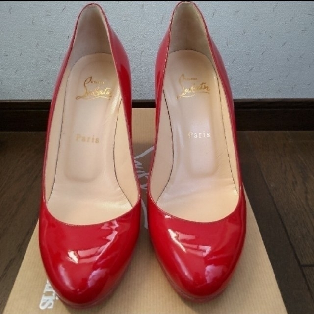 Christian Louboutinエナメルパンプス towinglouisvilleky.com