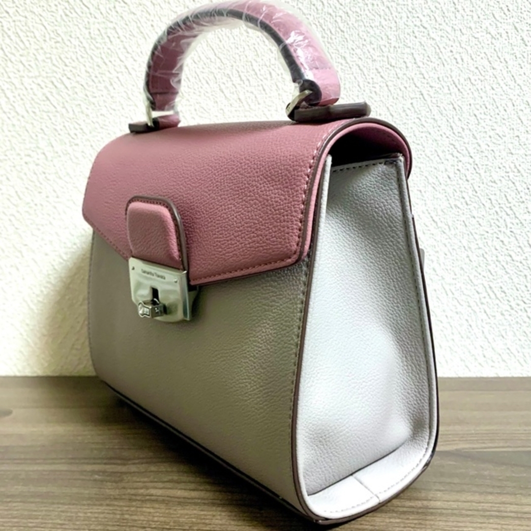 Samantha Thavasa(サマンサタバサ)の新品】サマンサタバサ ミニ財布付 バイカラーフラップ ショルダーバッグ 2way レディースのバッグ(ショルダーバッグ)の商品写真