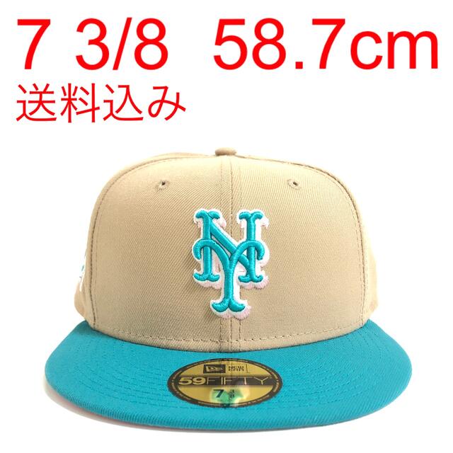 帽子New Era Cap 3/8 ツバ裏ピンク ニューエラ メッツ キャップ 帽子