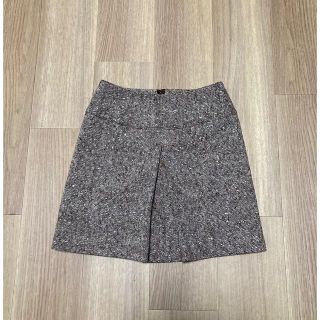 vintage wool mix preppy skirt(ひざ丈スカート)