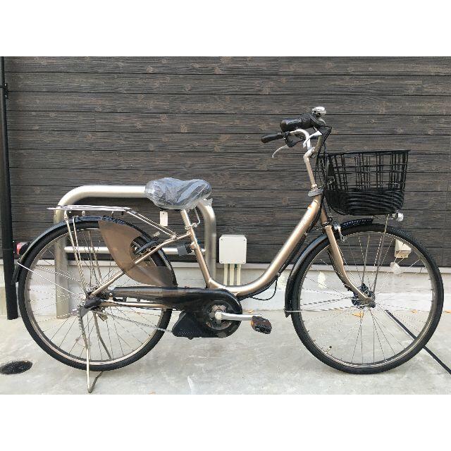 地域限定送料無料　バッテリー新品　パス　ナチュラ　ゴールド　神戸市　電動自転車