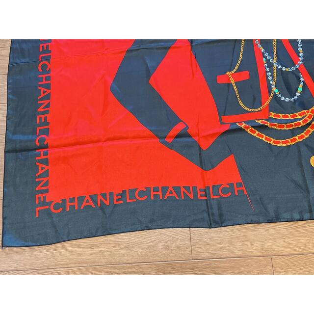 K070 極美品 CHANEL シャネル 大判 スカーフ