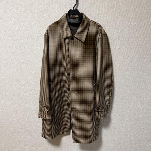 GU テェックコート メンズのジャケット/アウター(ステンカラーコート)の商品写真
