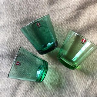 イッタラ(iittala)の新品☆ イッタラ カルティオ アップルグリーン　エメラルド　ライトグリーン(グラス/カップ)