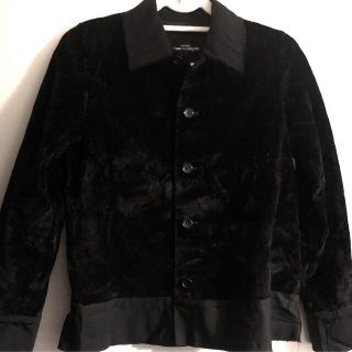 コムデギャルソン(COMME des GARCONS)の【最終価格】トリココムデギャルソン 黒 ベロア 花柄×マットサテン ジャケット(その他)