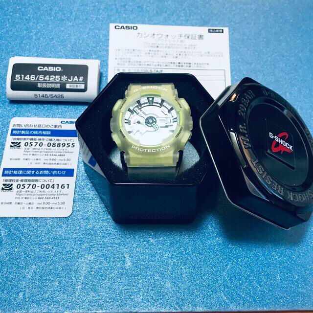 G-SHOCK(ジーショック)の✨新品・未使用 CASIO G-SHOCK GA-110LS 「缶ケース付き」 メンズの時計(腕時計(デジタル))の商品写真