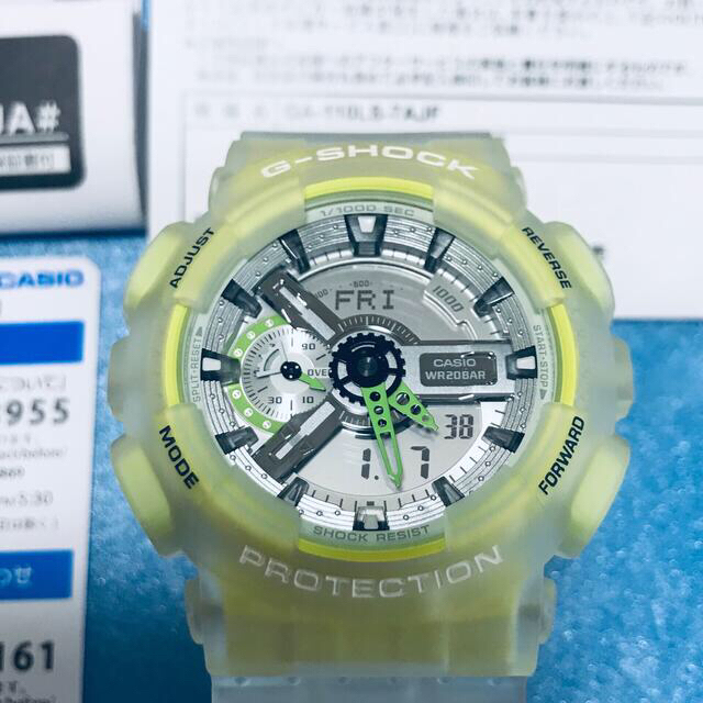 G-SHOCK(ジーショック)の✨新品・未使用 CASIO G-SHOCK GA-110LS 「缶ケース付き」 メンズの時計(腕時計(デジタル))の商品写真