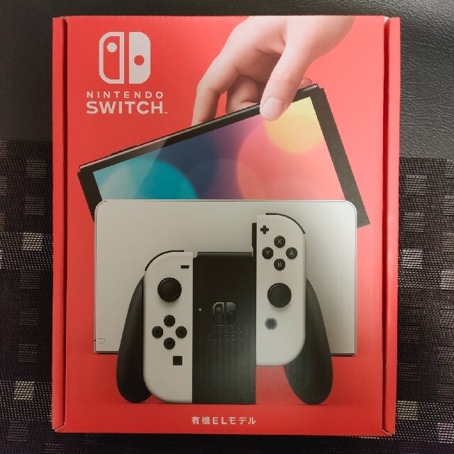 ⭐️新品未使用 店舗印有りswitch 有機ELホワイト 液晶本体と空箱のみ⭐️