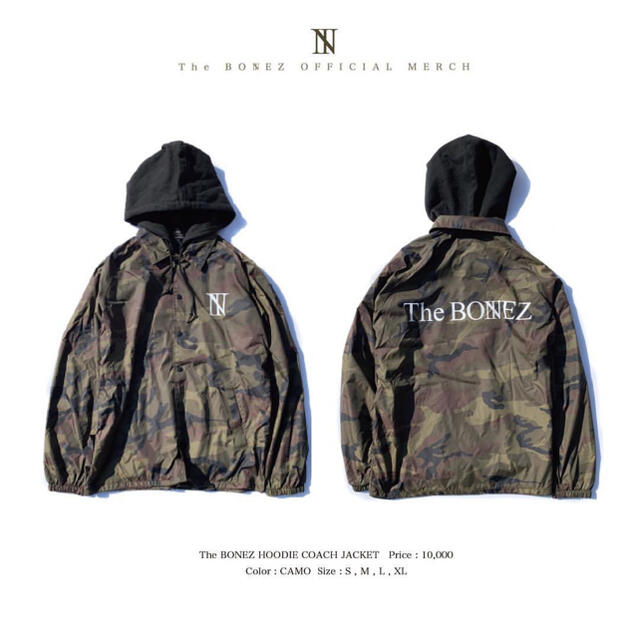 The BONEZ HOODIE COACH JACKET XLサイズ