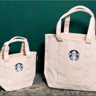 スターバックスコーヒー(Starbucks Coffee)の★ スタバ 福袋 2022 トートバッグ 大 小 ２点セット 新品未使用 ★(トートバッグ)